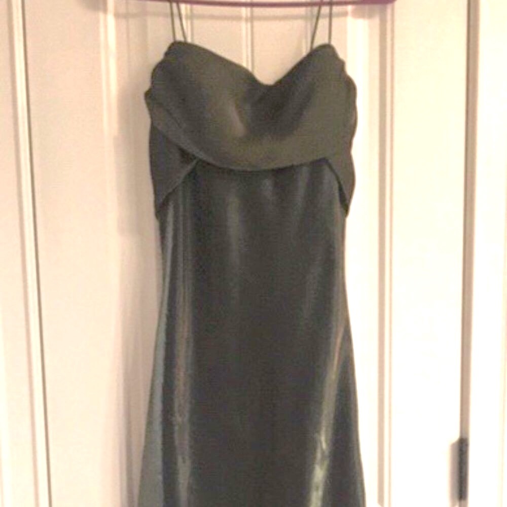 Long Olive Green Dress